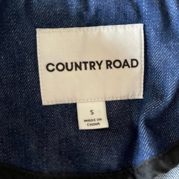 Country Road blue Denim Safari utility jacket, Anorak. - Picture 5 of 7